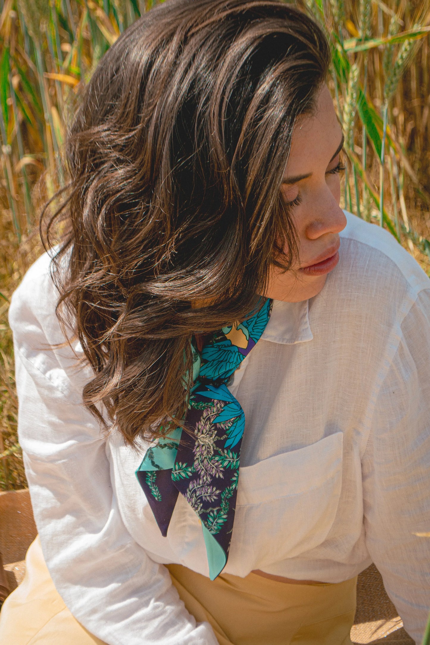Foulard bandeau « Les chamans»
