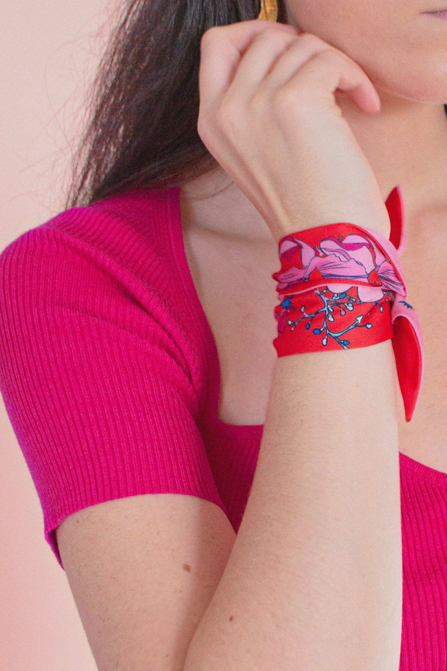 Ruban foulard " L'amour" édition limitée