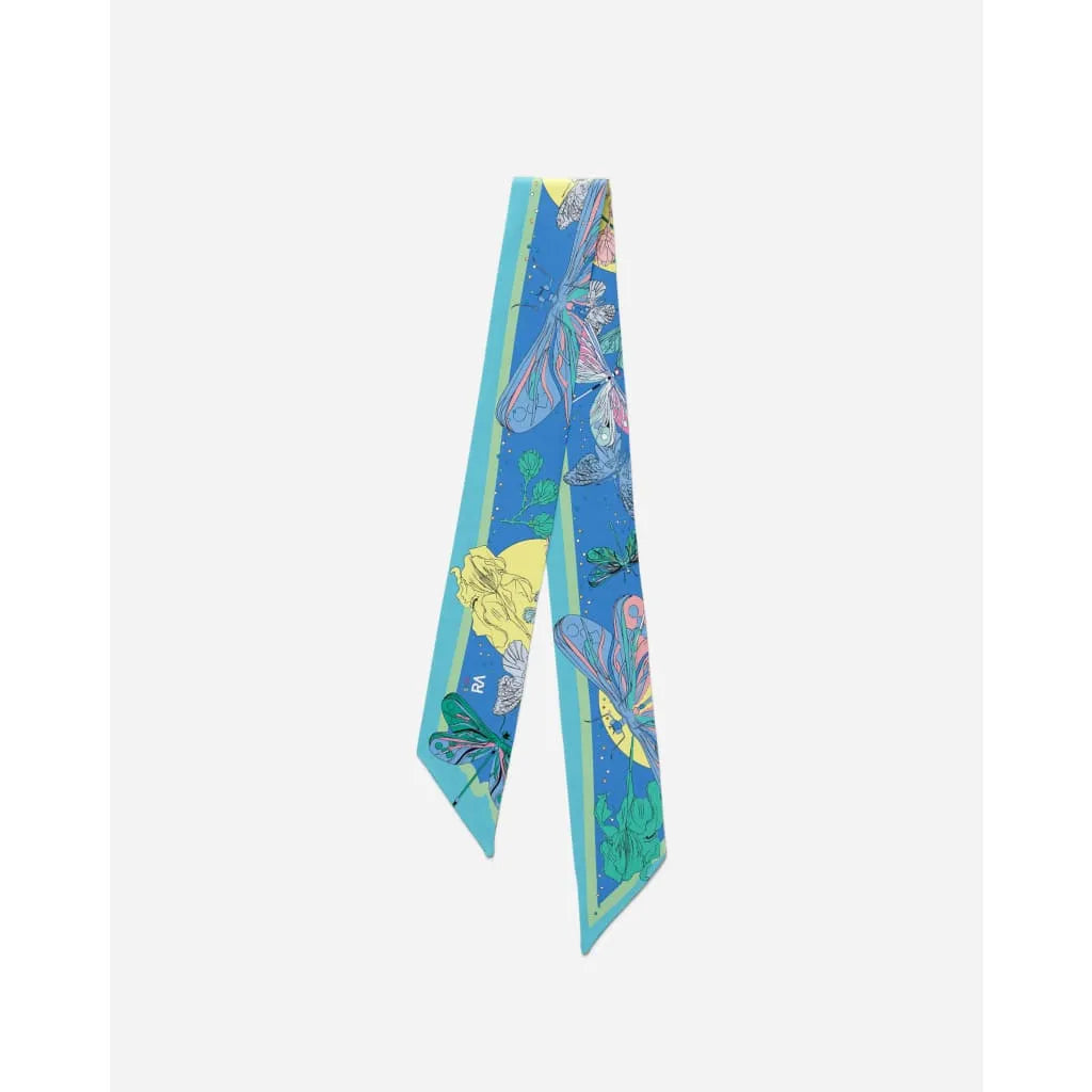 Foulard bandeau « La libellule bleue» - Bleu - Foulard