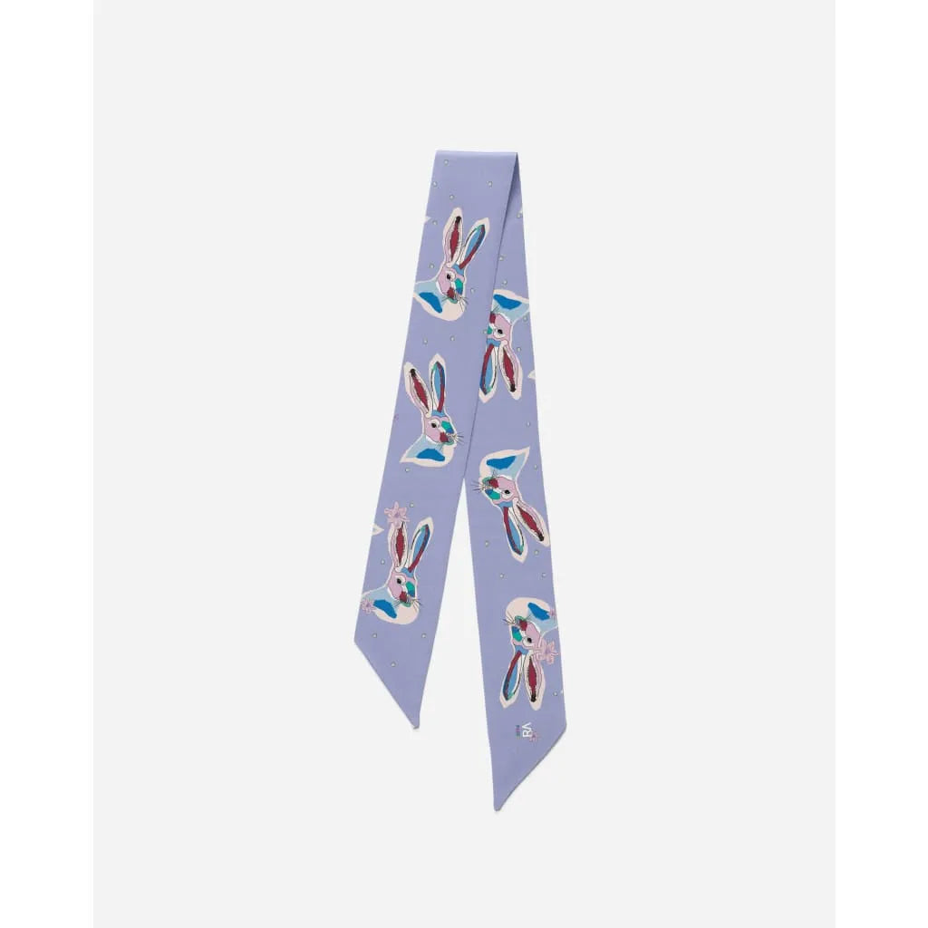 Foulard bandeau « Les lapins de Séléné mauve - Violet -
