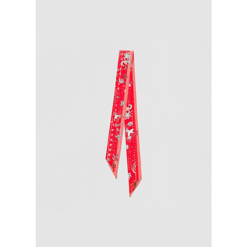 Foulard bandeau long VR « L’ibis rouge » xccscss.