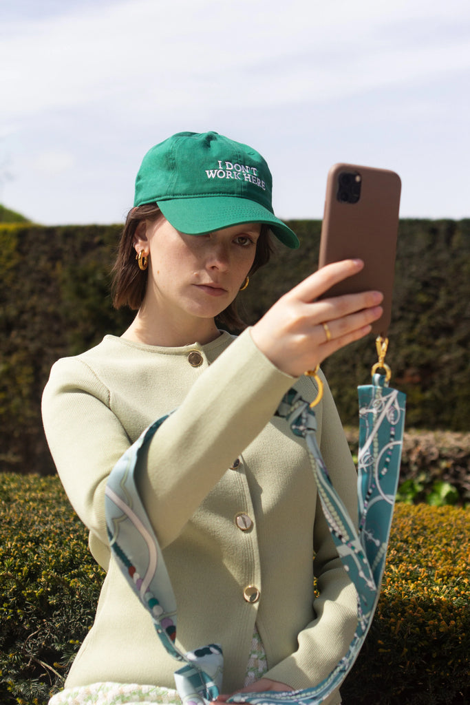 Bandoulière de téléphone, boite à bijoux verte, verte 