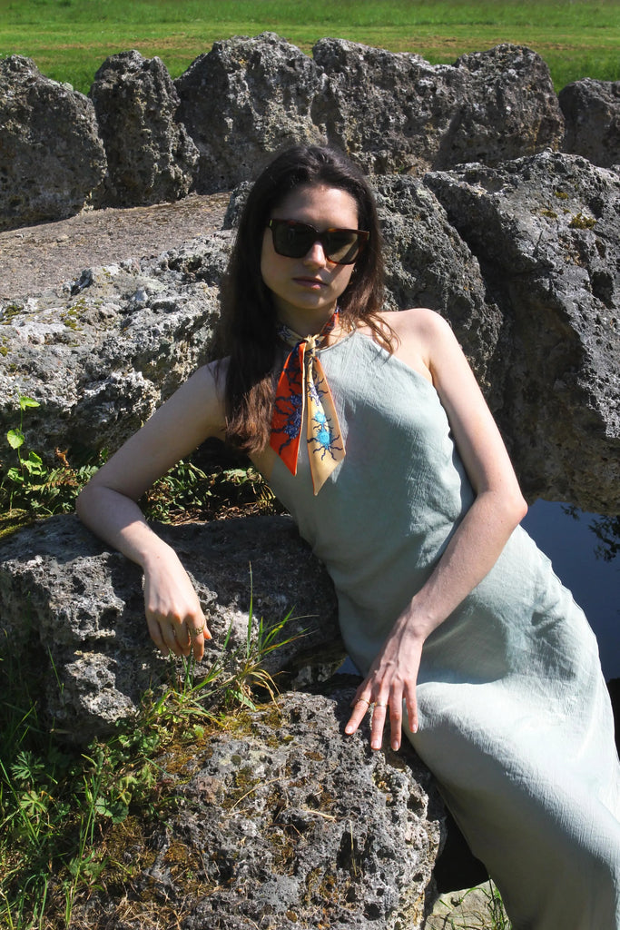 Twilly double, les chamans du feu, orange et jaune