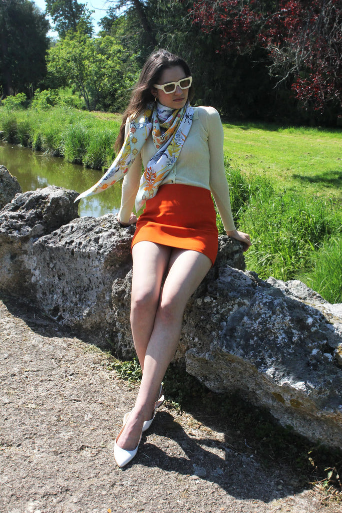 Foulard triangle, les chamans du soleil, multicolore 