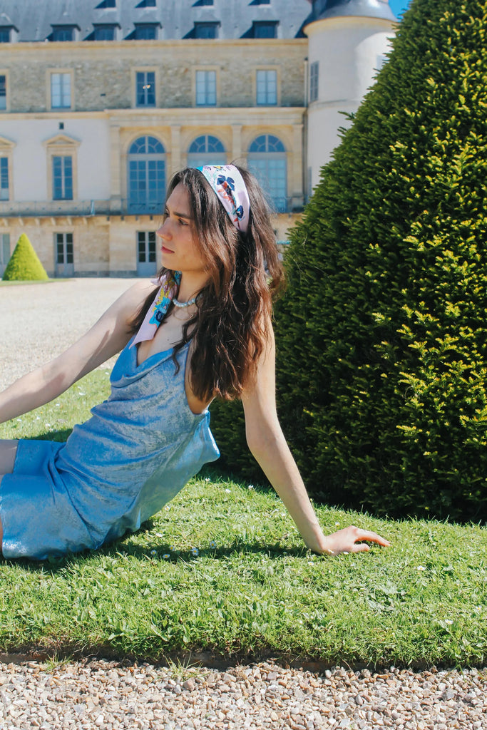 Bandeau cheveux, Le scarabée, violet