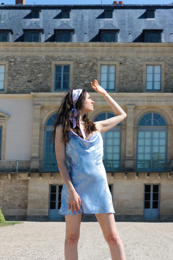 Bandeau cheveux, Le scarabée, violet 