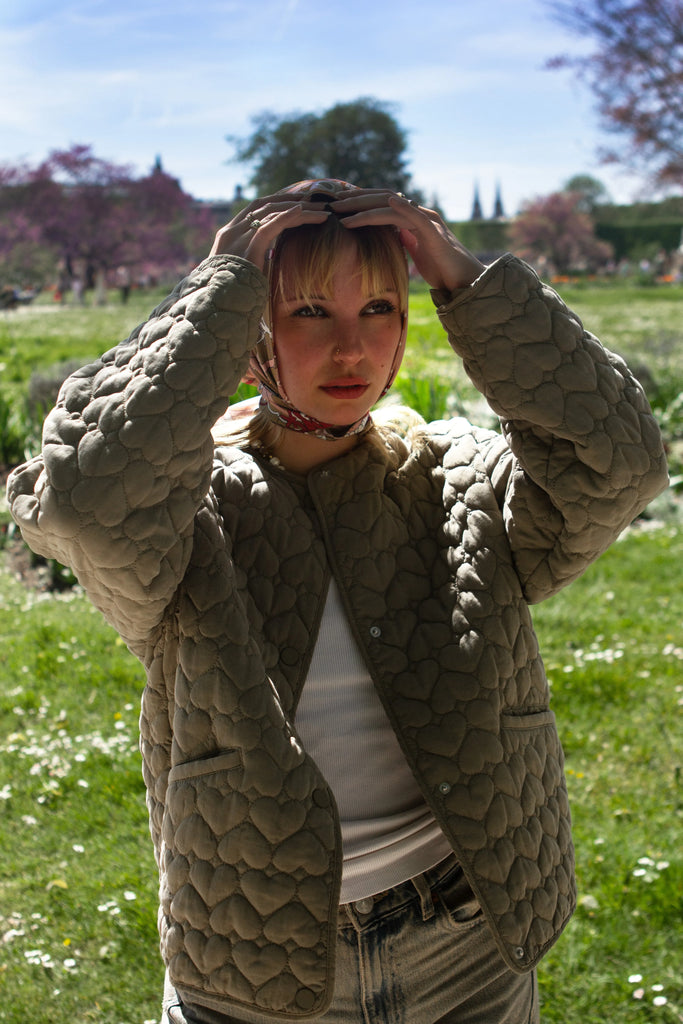 Foulard triangle, la boite à bijoux gold, doré