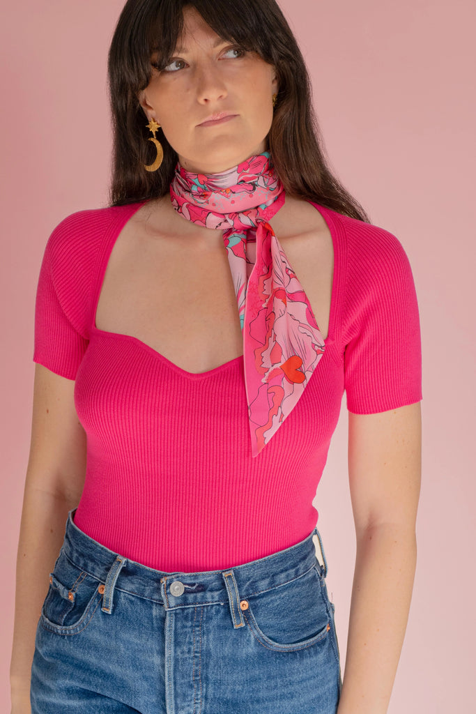 Bandeau cheveux, L'amour, rose