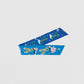 Ruban foulard "Les petits lapins de Séléné bleus"