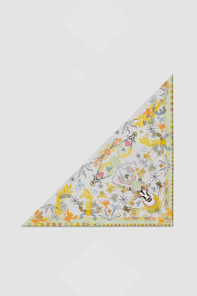 Foulard triangle, les chamans du soleil, multicolore 