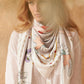 Foulard Triangle géant « Le paradis blanc »