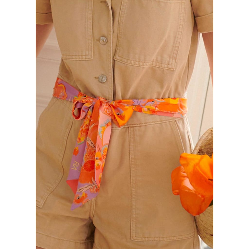 Bandeau ceinture, Le calamondin, orange