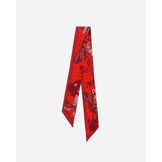 Foulard bandeau « La libellule rouge» - Rouge - Foulard